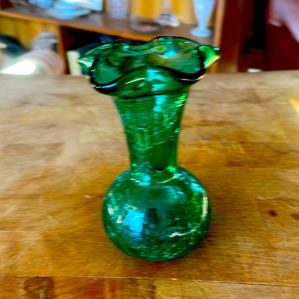 Blenko 6 inch tall Bud Vase
